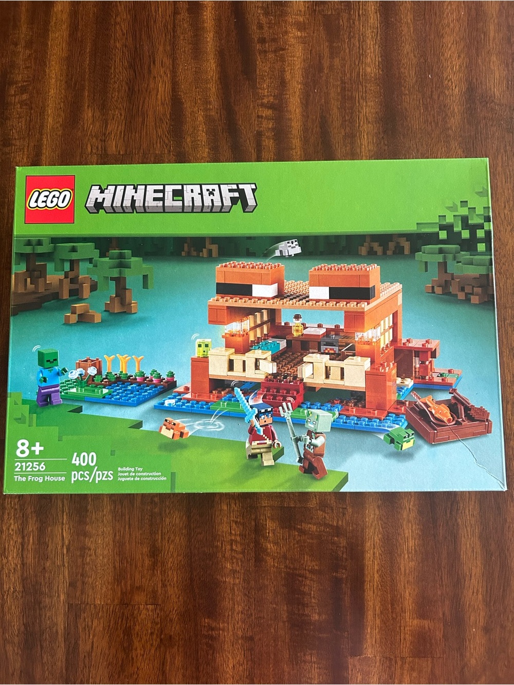 New! Lego Minecraft 21256 Frog House Set - Retired Set!